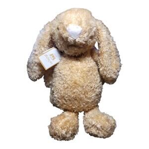 Jellycat Bashful Patchwork Brown Bunny Stuffed Animal NEW